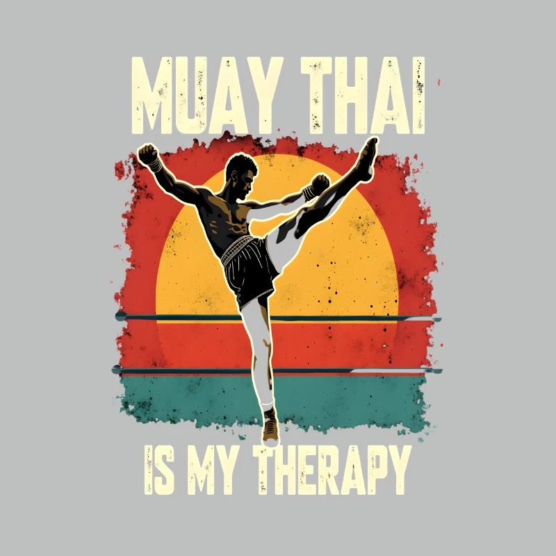 Drôle Muay Thai Boxe Muay Thai