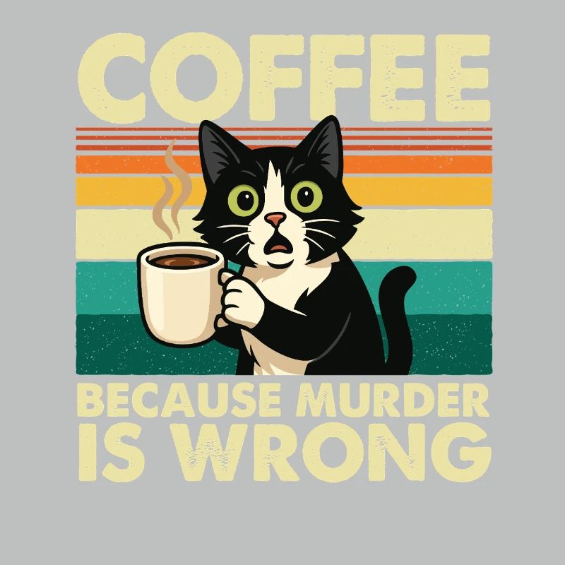 Café : parce que le meurtre est mal, sarcastique