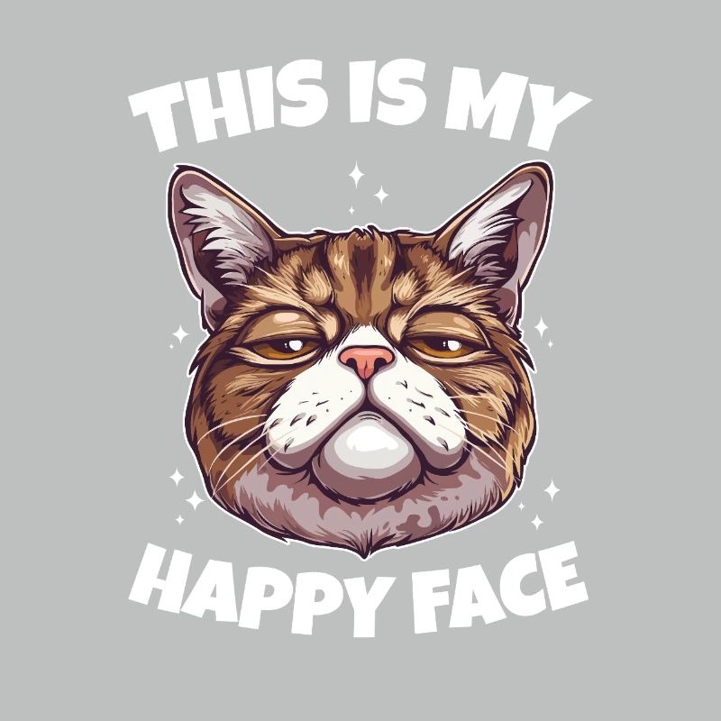 C’est mon chat au visage heureux