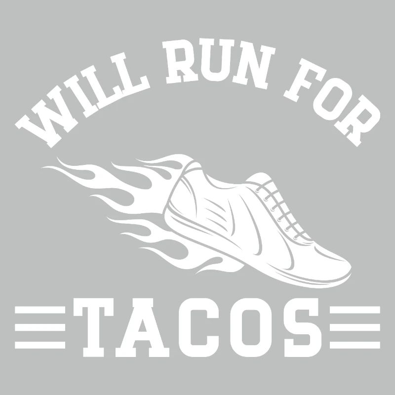 Marathon Runner Will Run For Tacos Running Gift
