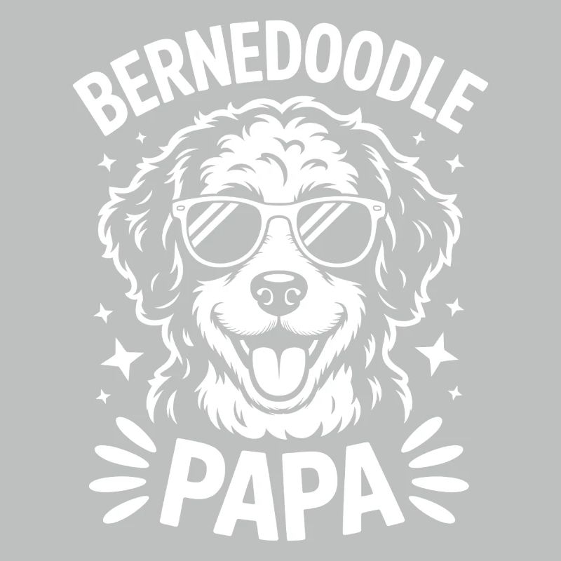 Bernedoodle Spruch Papa Witz Bernedoodle Geschenk