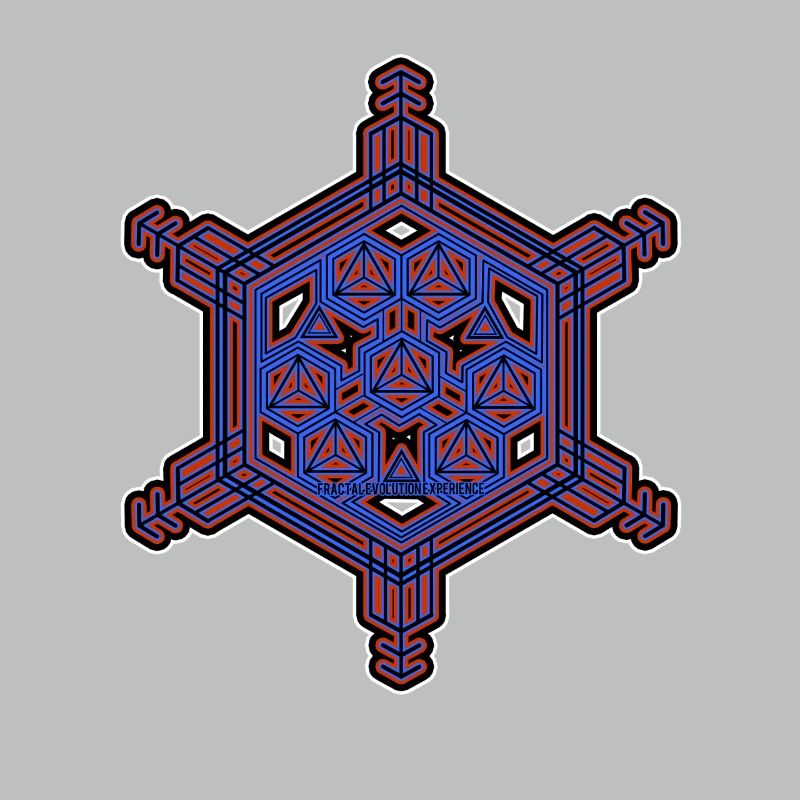 Fractal Evolution Experience Star Hexagon Pattern