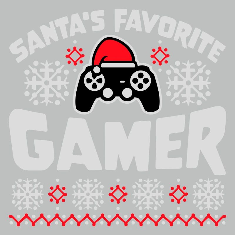 La manette de jeu préférée du Père Noël Nerd de Noël