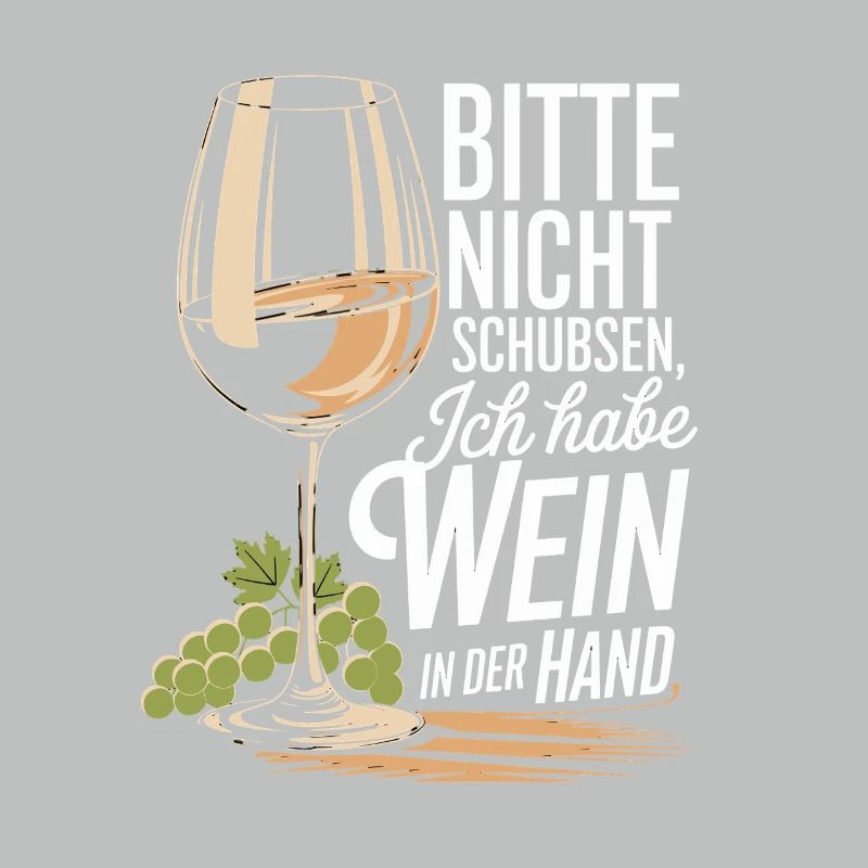 Please don't push I've got wine in my hand
