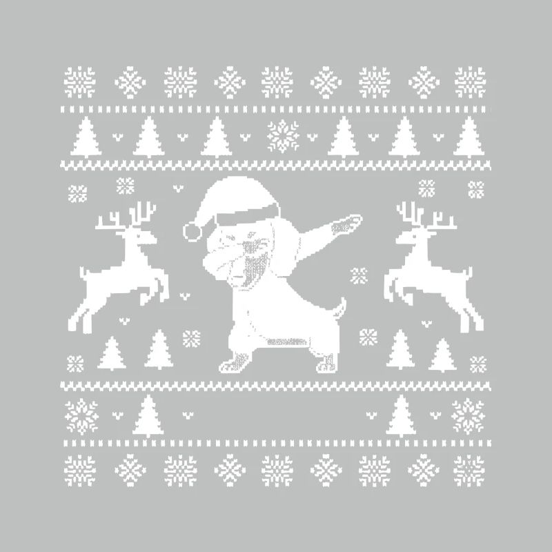 Teckel de Noël laid