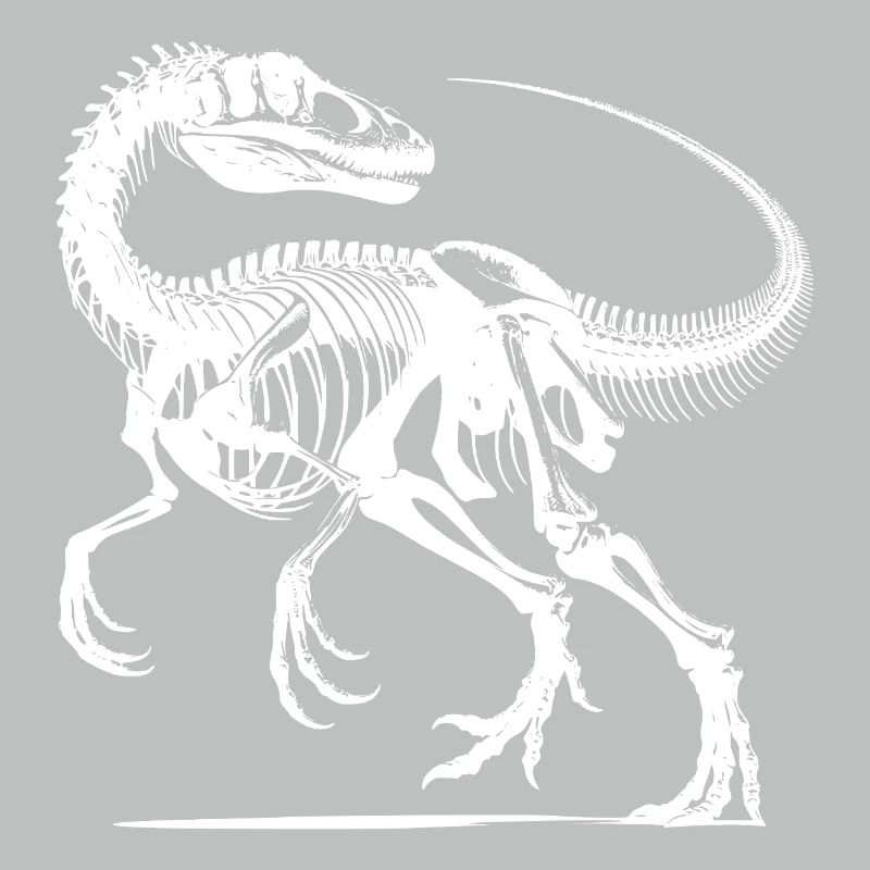 Raptor Dinosaur Backbreaking Work from Prehistoric Times