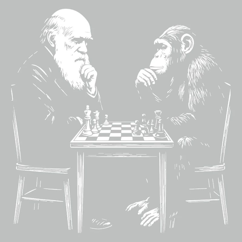 Darwin joue aux échecs avec un singe - Jeu d’évolution