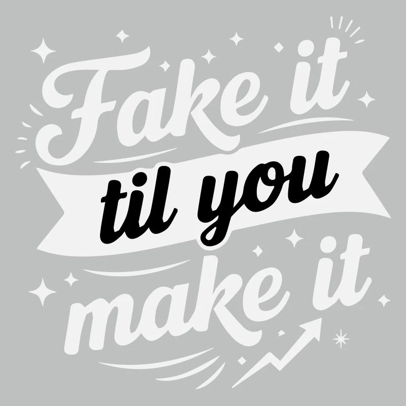 Fake It Till You Make It – Kräftiges Retro-Weiß