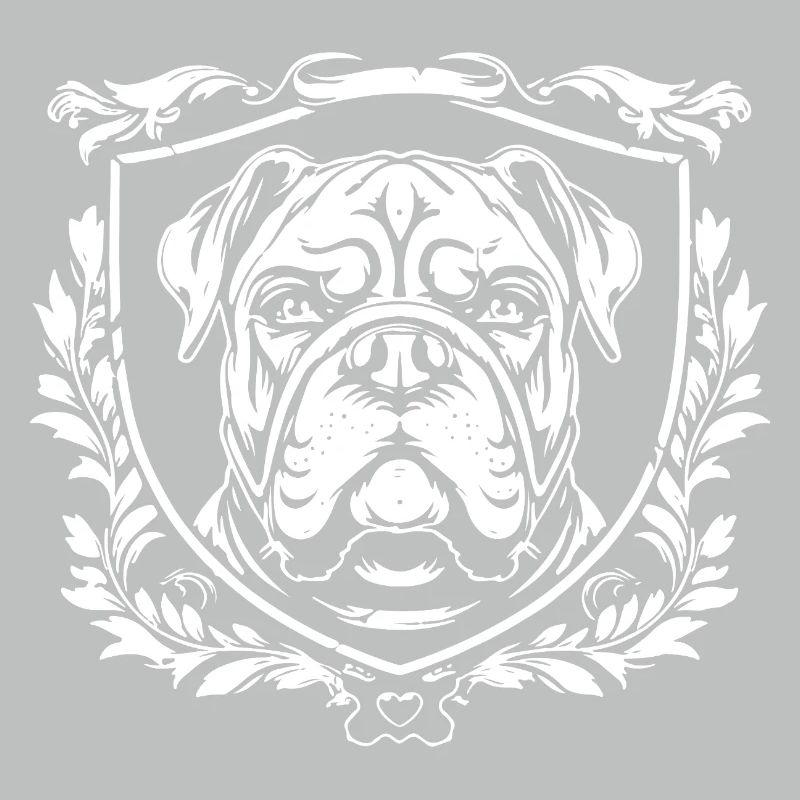 Blason du bouledogue à la période baroque