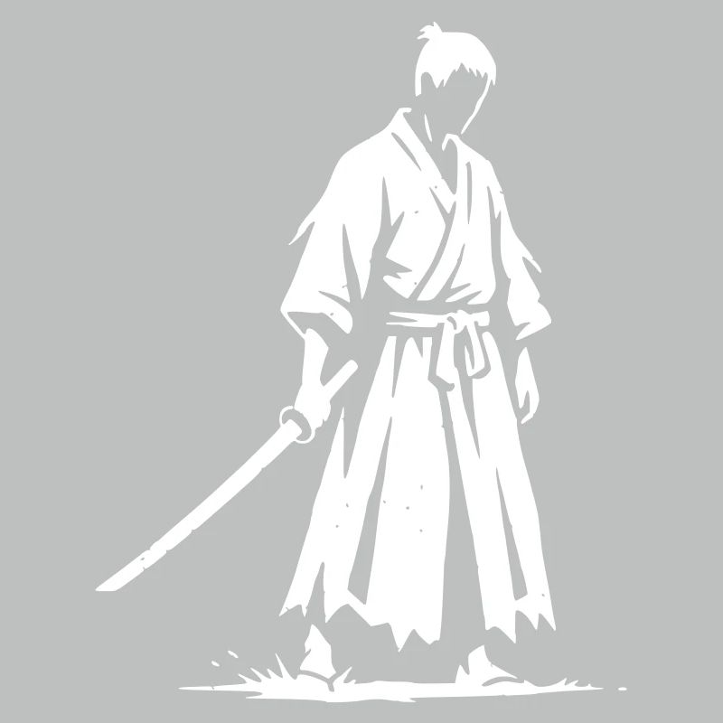 Sad Ronin Samurai Warrior