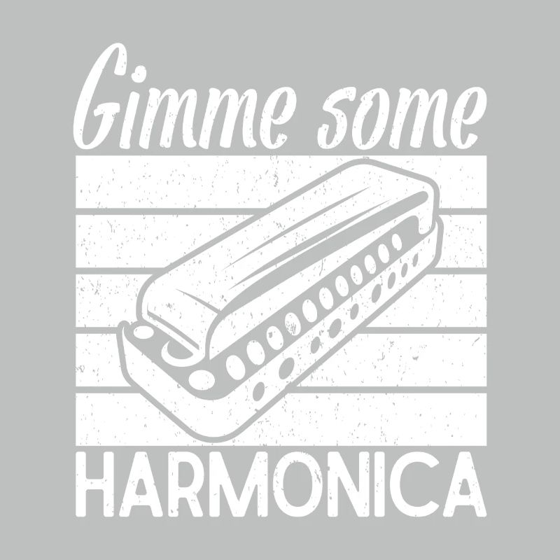 Musicien d’harmonica Donne-moi un peu d’harmonica