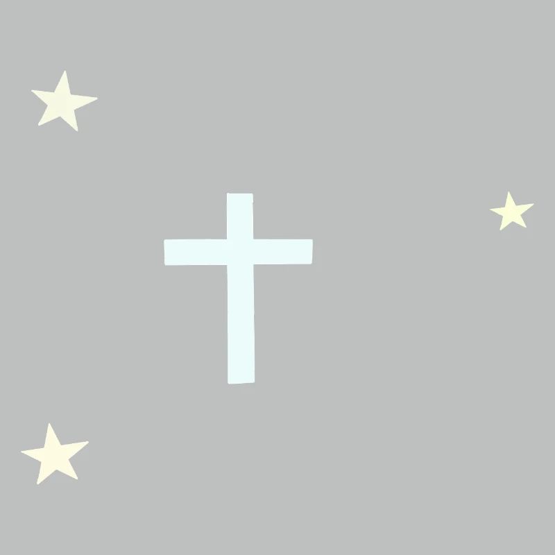 Croix céleste avec étoiles