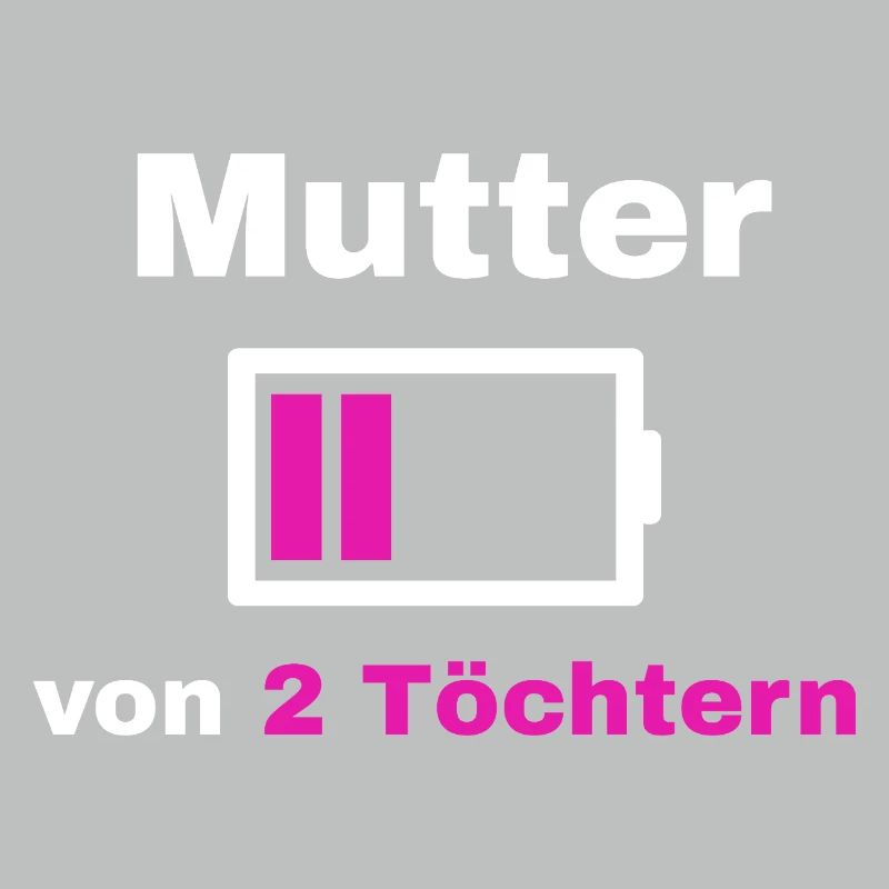 Mutter Tochter Spruch Stolz Mama 2 Kinder Geschenk