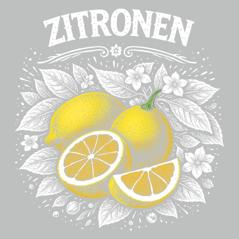 Lemon Power – Retro Fruit Illustration