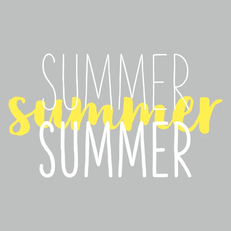 Summer Typo Overlay Yellow Script