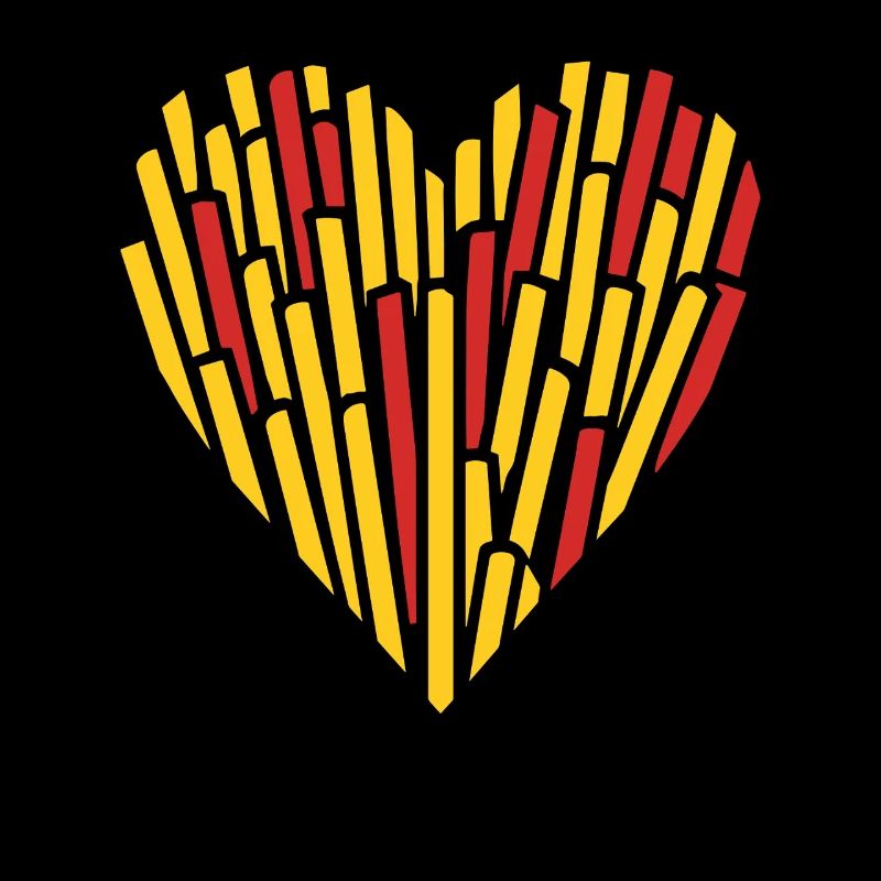 Belgisches Pommesherz