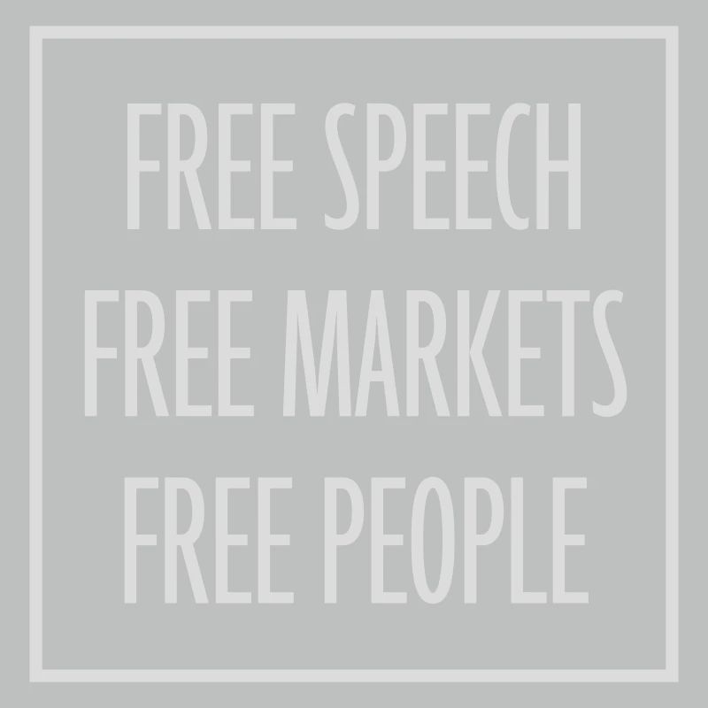 Marché de la liberté d’expression Peuple Libertarian Freedom Logo