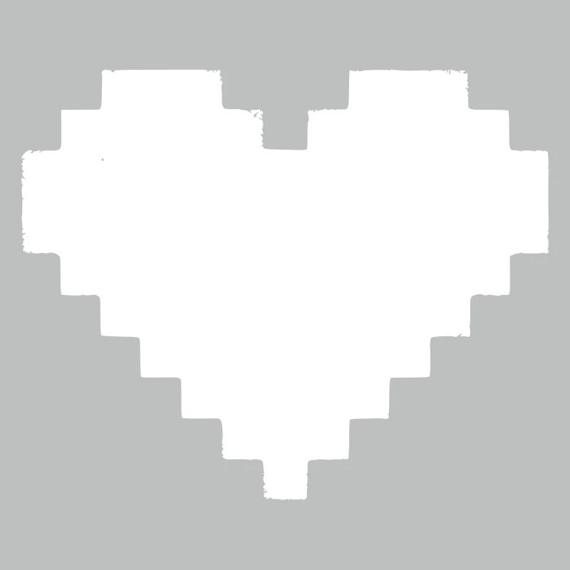 Pixel Herz 8-Bit Leben