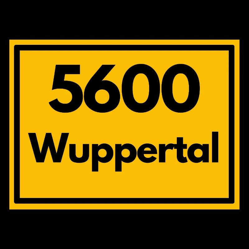 OLD POSTCODE POSTCODE RETRO 5600 WUPPERTAL BERGISH