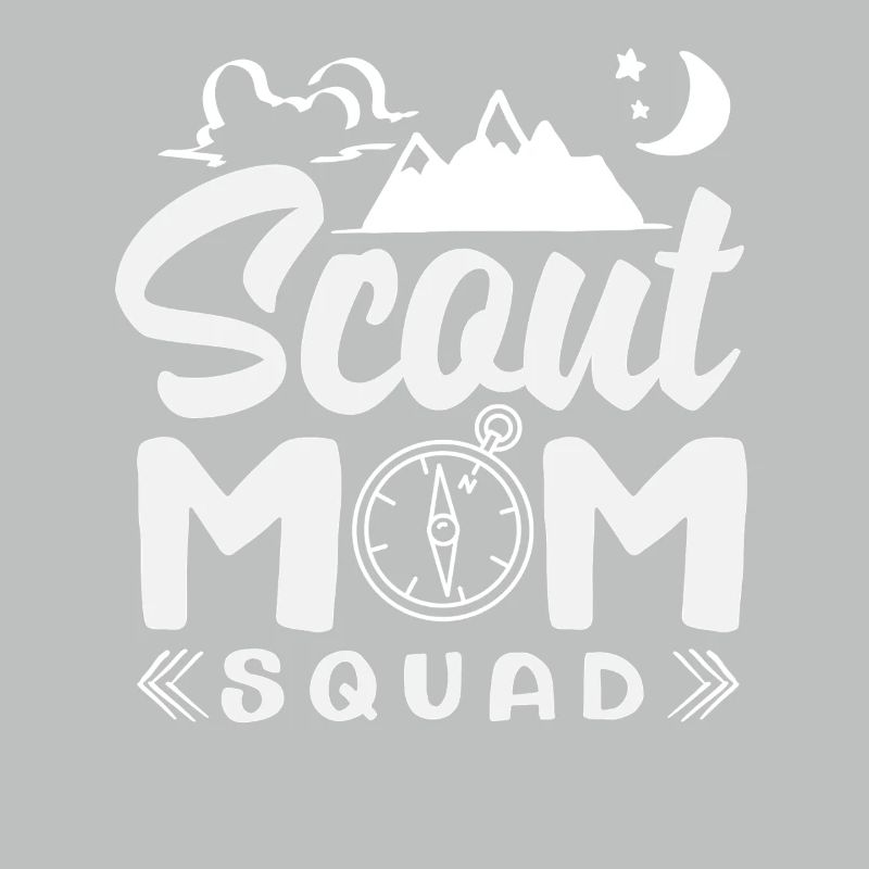 Stolze Mutter Pfadfinderin Scouting Mom Squad