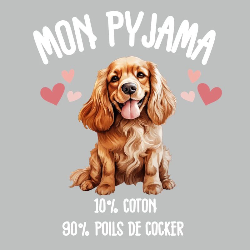Pyjama Chien Cocker Drôle
