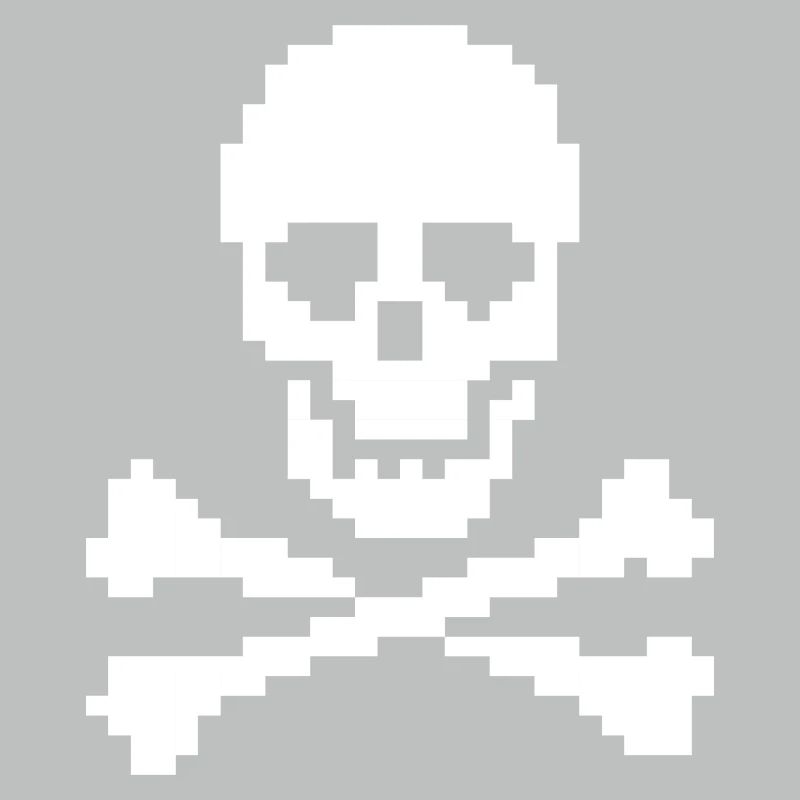 Os croisés du crâne pixel