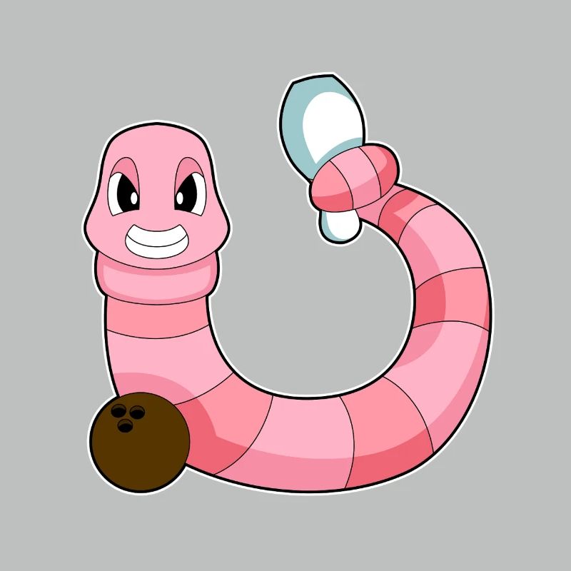 Worm Bowling Bowling Ball Pin