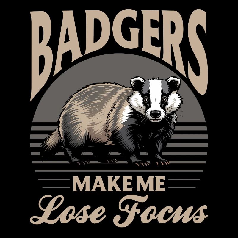 Funny Animal Badger
