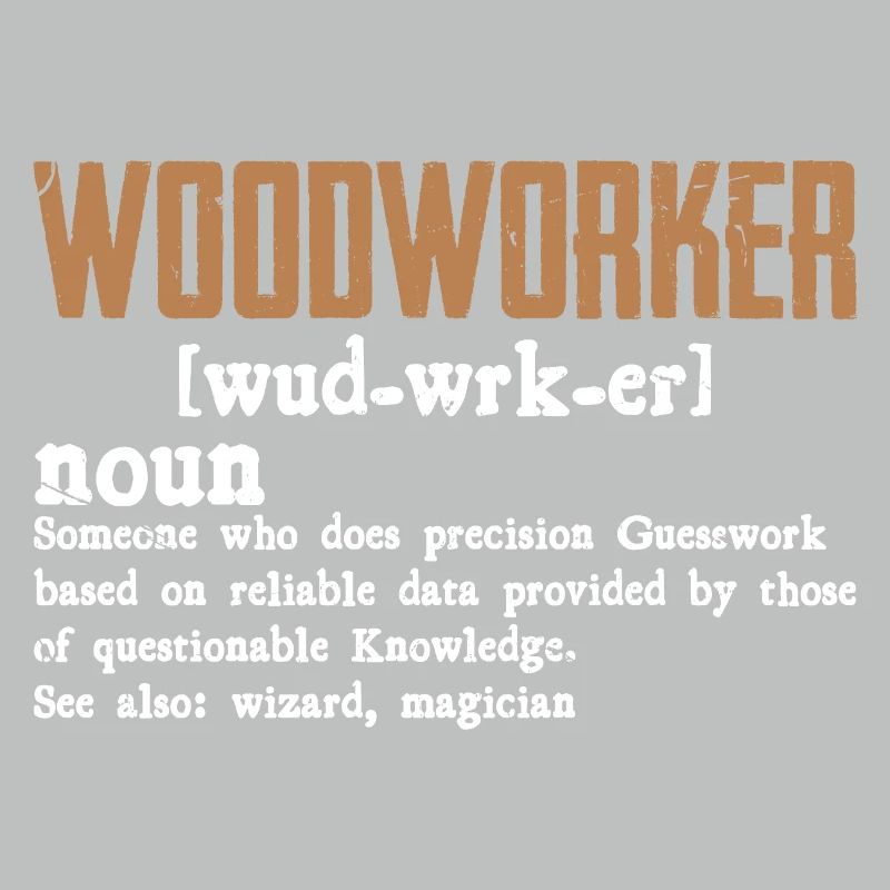 Rustic Woodworker Typo Design