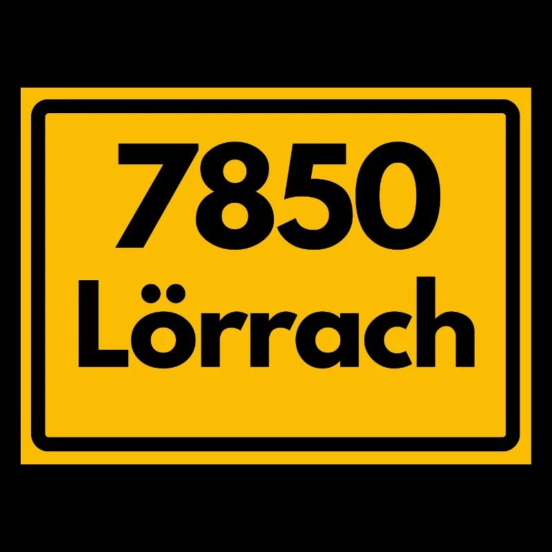 ALTE POSTLEITZAHL PLZ RETRO 7850 LÖRRACH HEIMAT