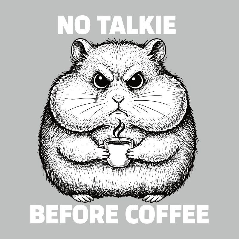 Pas de conversation devant un hamster amateur de café
