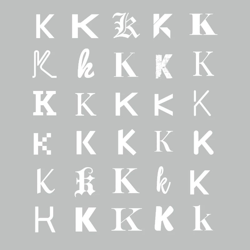 K-Monogramm-Mosaik