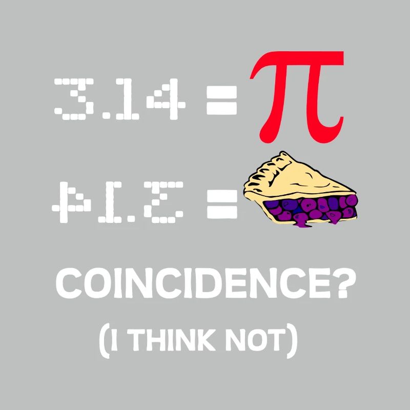 Pi Pie Coincidence Tee