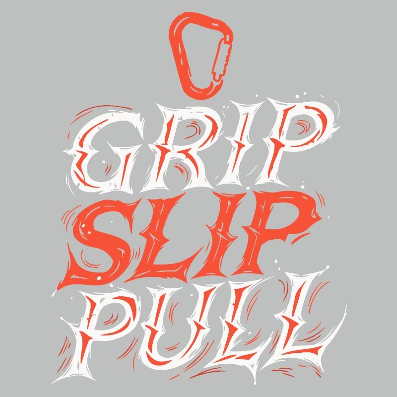 Grip Slip Pull Typographie Dynamique