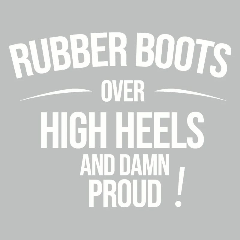 Rubber Boots over High Heels – Dorfkind Statement