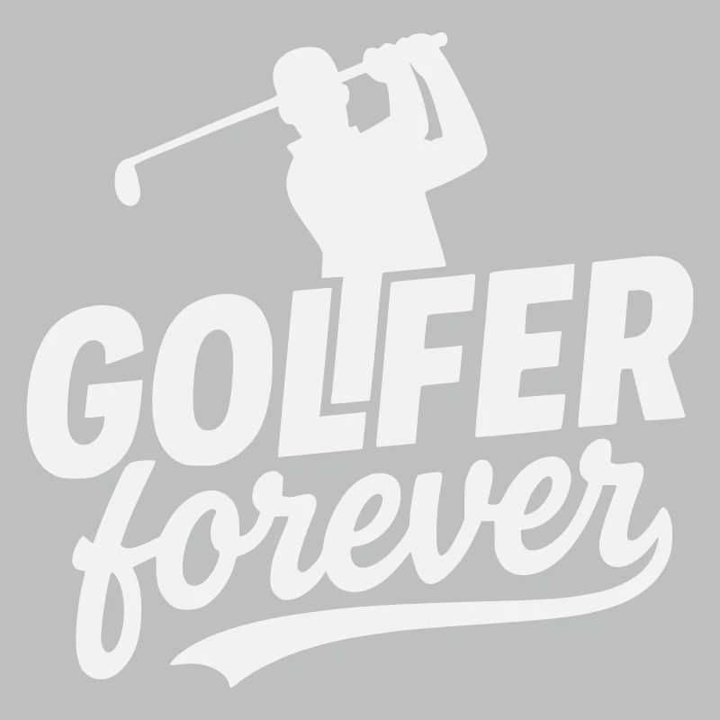 Motif du logo Golfer Forever