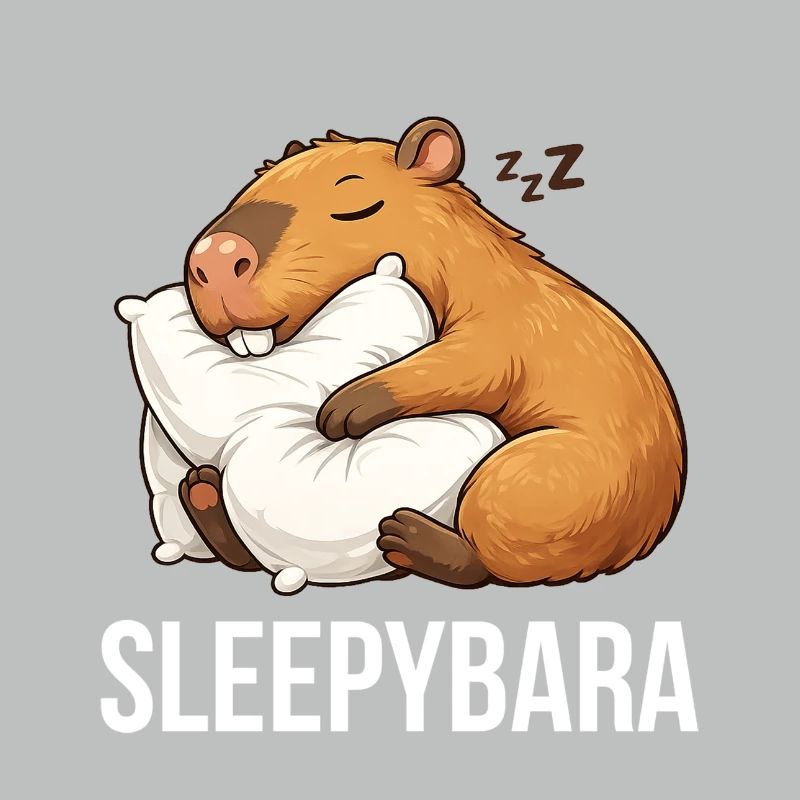 Capybara Sleeping Funny