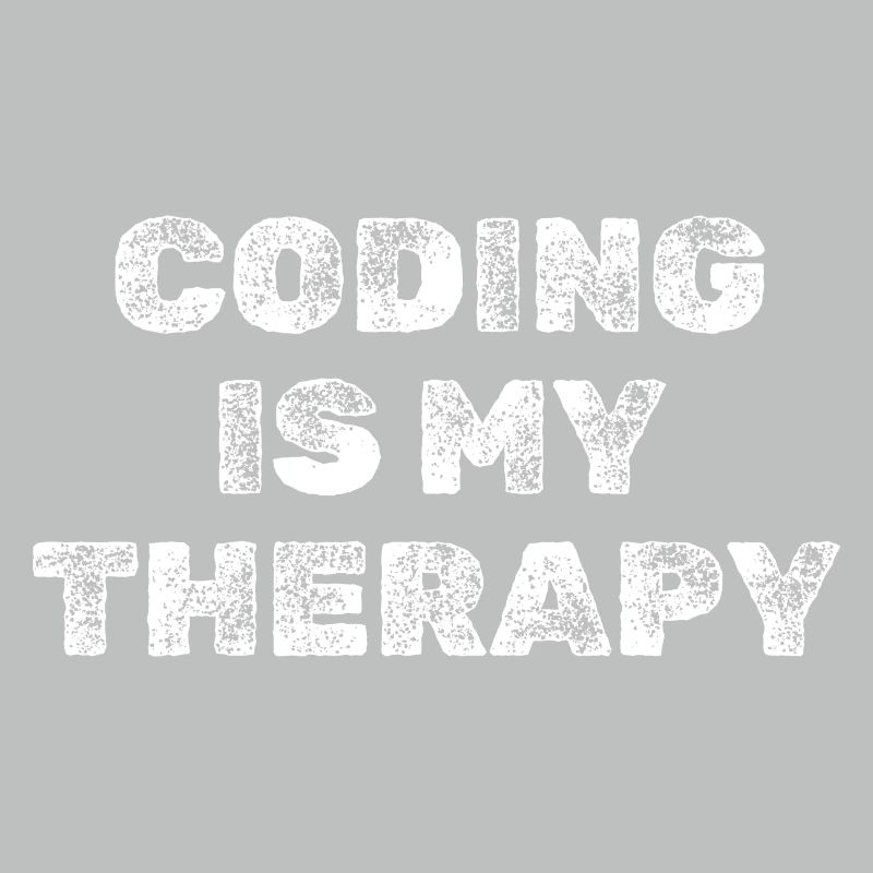 Coding Is My Therapy Programmer Shirt