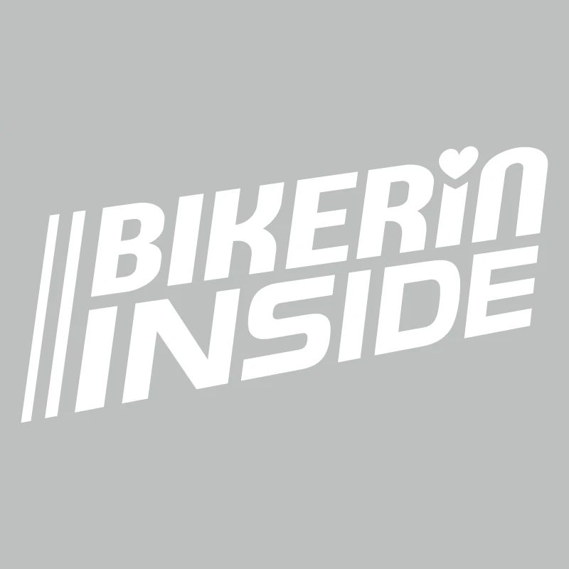 Lettres intérieures Bikerin (couleur changeable)