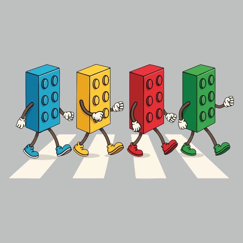 Zebra Made Of Bricks Creative Block Builder