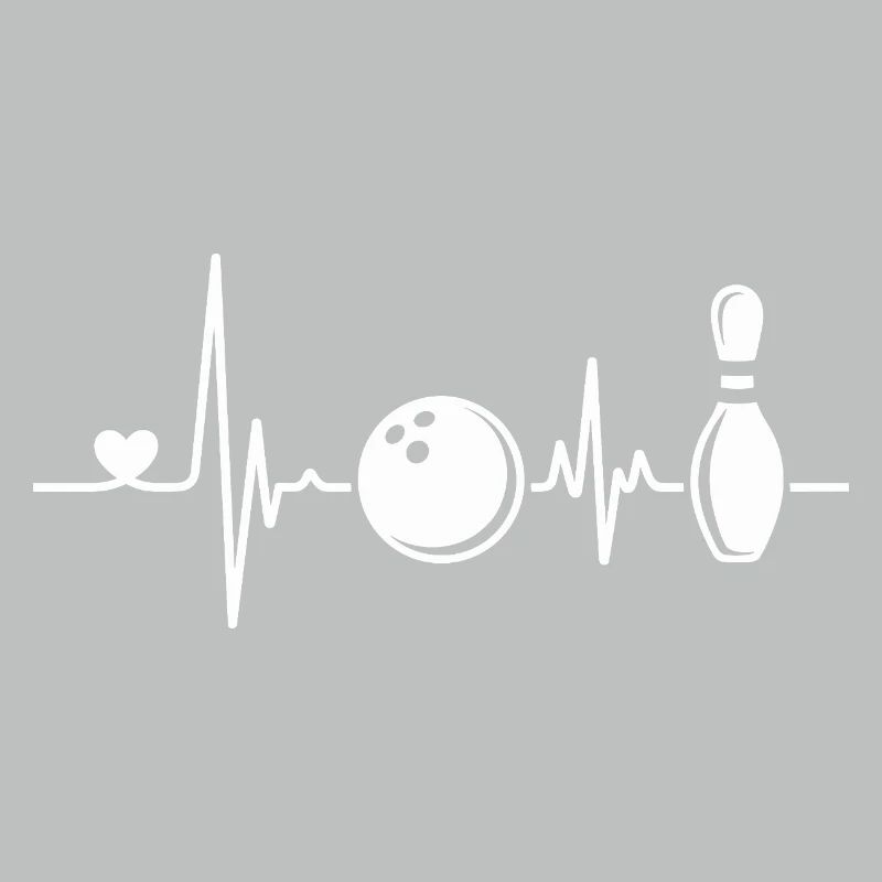 Conception de battement de cœur de bowling