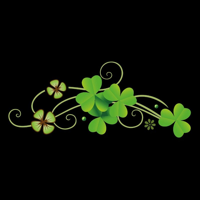 St Patricks Day. Shamrocks réalistes.