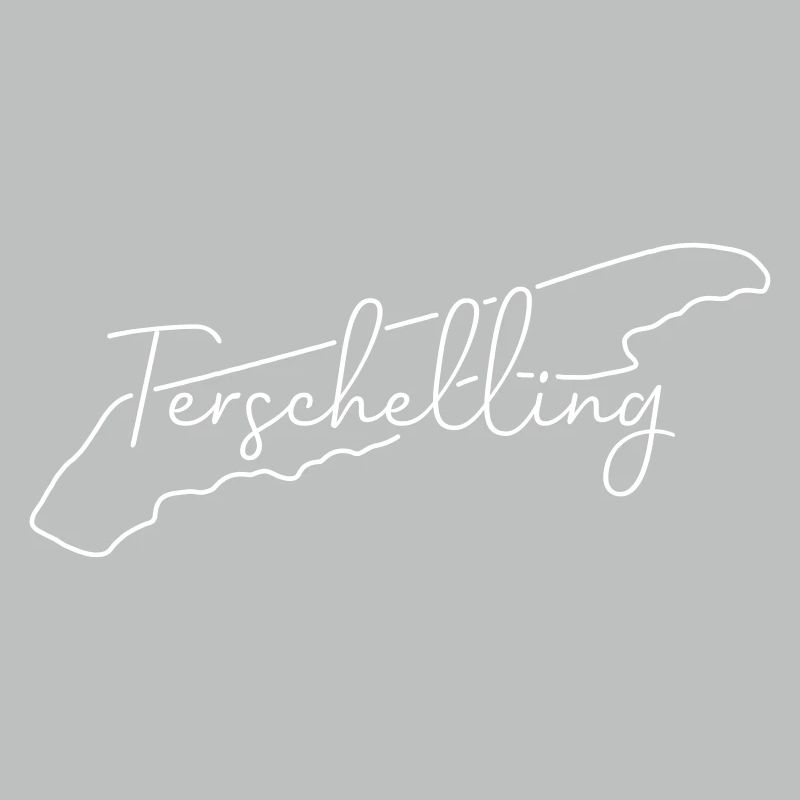 Terschelling | Map Line-Art Minimalism