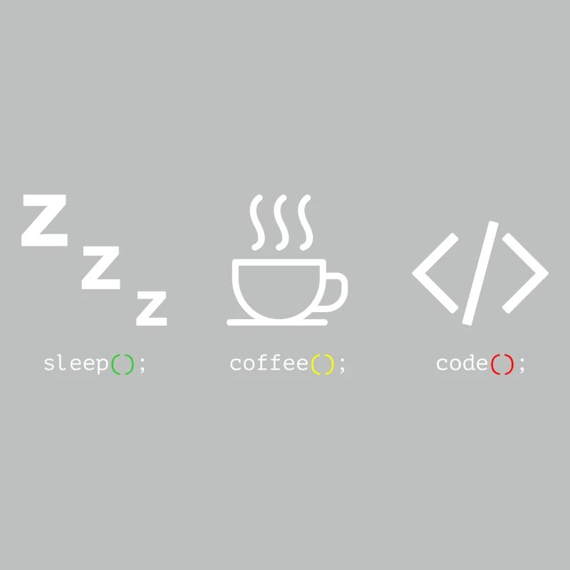Code Coffee Sleep Trio