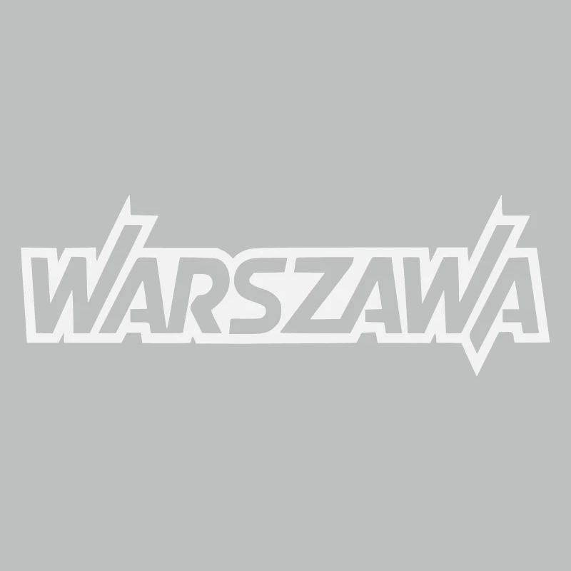 Lettres majusculées Varsovie - Varsovie