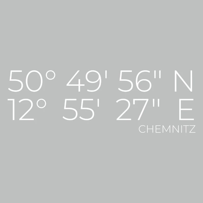 Coordinates Chemnitz