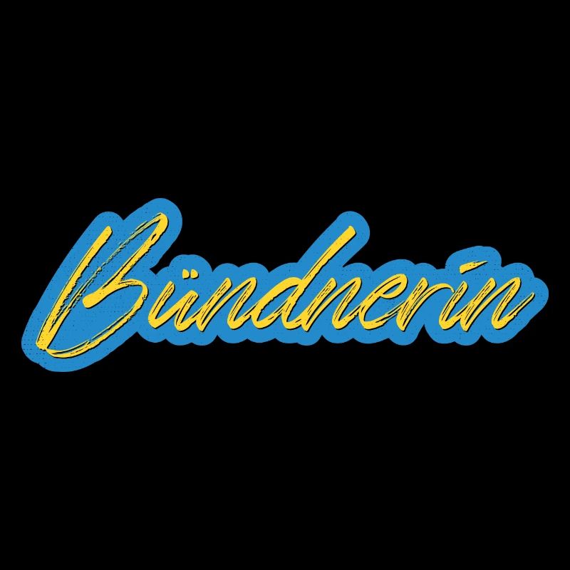 Bündnerin Neon Script