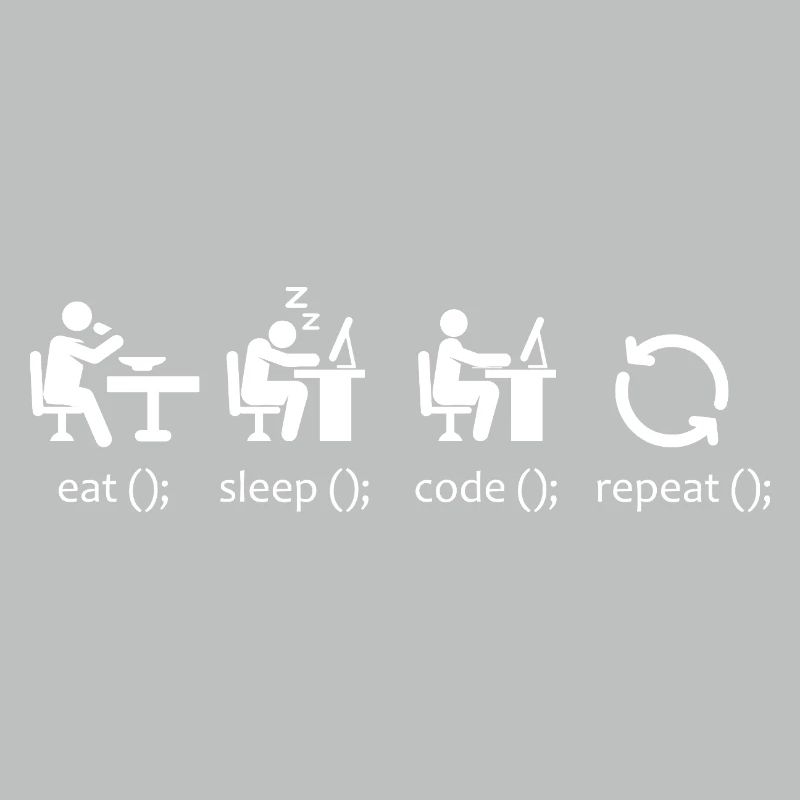 Manger Sleep Code Répéter - Ingénieur logiciel drôle