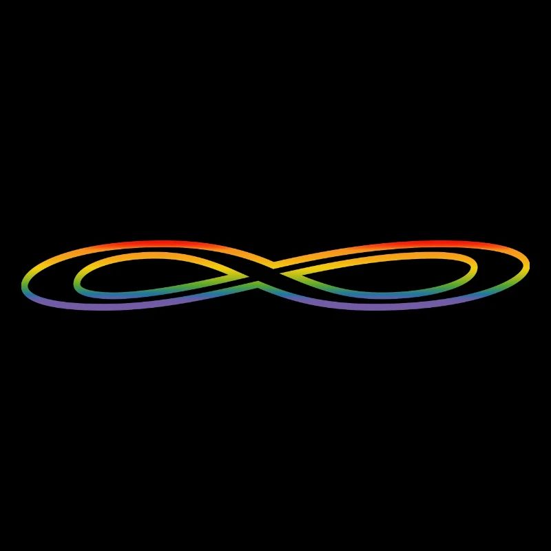 Regenbogen breite Unendlichkeit