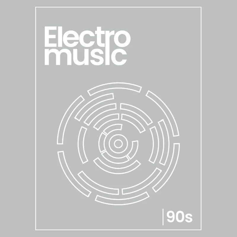 Electro Maze 90er Techno Tee